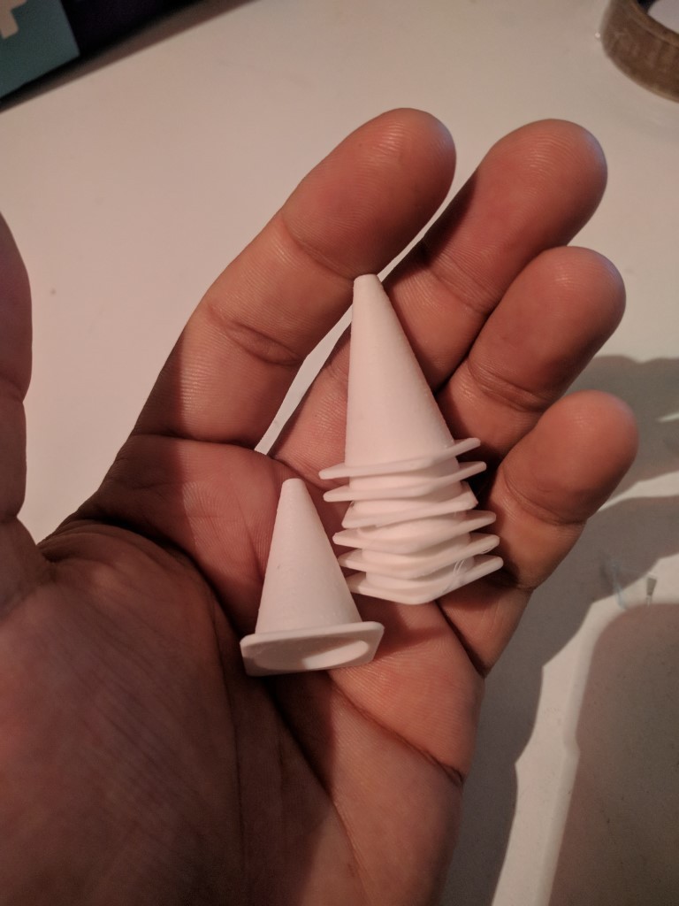 Download Free STL File 40mm Traffic Cone OpenZ Scenery 3D Printer Object Cults